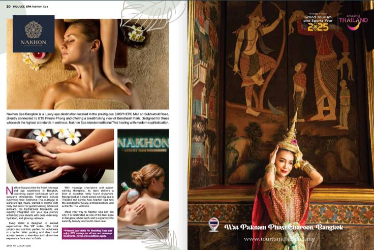 Nakhon Spa x Batik Air: A Journey of Wellness Begins in the Sky – Now Enjoy 20% Off for All Batik Air Travelers